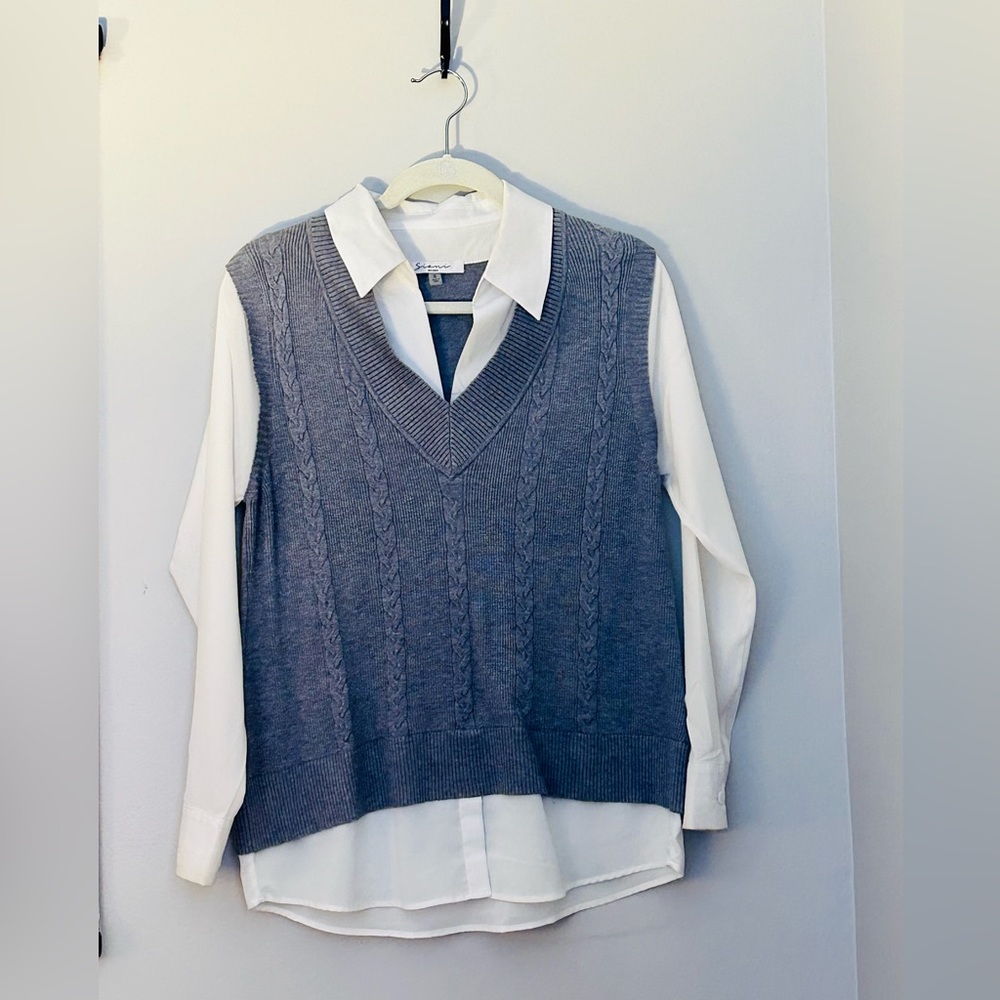 Siano Milano Sweater/Shirt One Piece top Regular Small